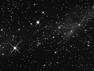 Wall Mural - Stars in Night Sky