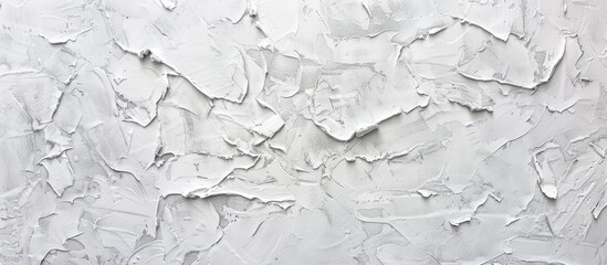 Leinwandbilder - Beautiful white cement stucco wall background texture with painted surface design banners Ideal for copy space image