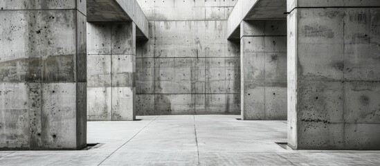 Aufkleber - Concrete texture surrounding a central copy space image