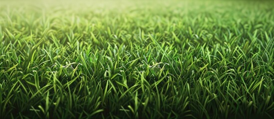 Poster - A detailed background of lush green grass with an unoccupied area suitable for text or graphics known as a copy space image
