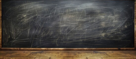 Aufkleber - A blackboard with a blank copy space image