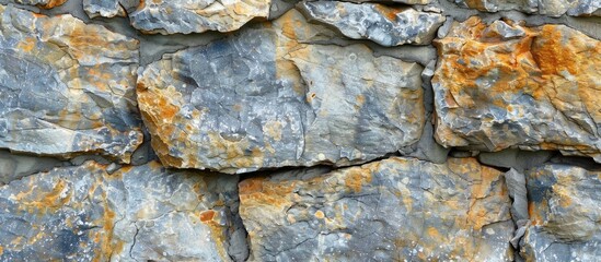 Aufkleber - Close up of a natural stone surface texture providing copy space image