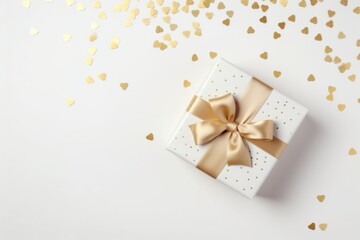 Wall Mural - Gift backgrounds gold bow.