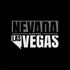 Wall Mural - nevada typography for t shirt design and art.