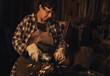 © EmilLL/peopleimages.com - Small business, woman and welder in workshop for metal work, maintenance and crafting steel. Garage, blacksmith and empowerment with remodeling to repair objects for supply, welding and industrial
