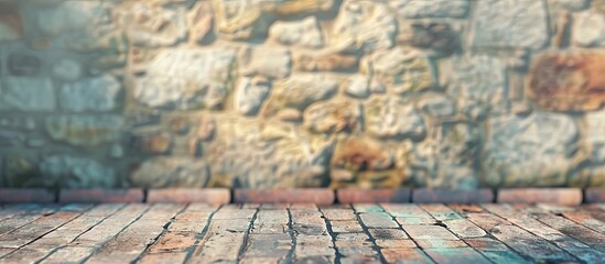 Aufkleber - Blurry background of the wall with copy space image