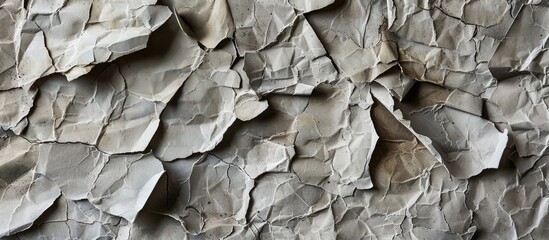 Poster - Texture of crushed paper with copy space image