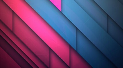Poster - Abstract geometric composition, chaotic background. Futuristic background with multicolored glowing lights.