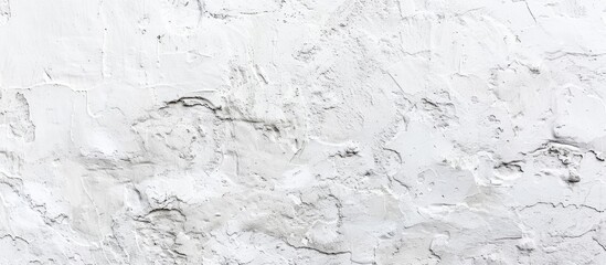 Poster - Beautiful white cement stucco wall background texture with painted surface design banners Ideal for copy space image