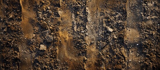 Poster - aerial view of soil texture or background providing a copy space image