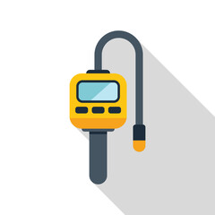 Poster - gas analyzer device measuring methane level with sensor