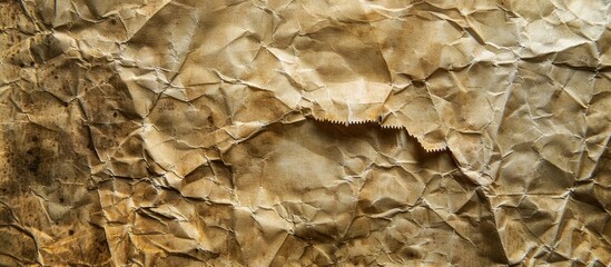 Poster - Detailed shot of an antique parchment surface providing a copy space image