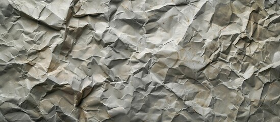 Poster - Close up of vintage gray craft paper texture with fibrous cardboard structure creating an abstract gray background pattern Ideal for copy space image