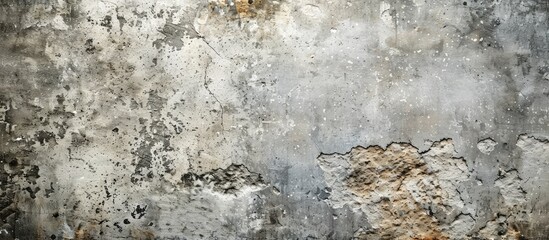 Aufkleber - Aged concrete or cement wall with a new texture for a background with copy space image