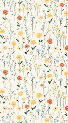 Wall Mural - Cute background pattern backgrounds textile. .