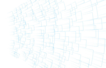  遠近感のある抽象的な背景素材