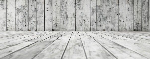 Wall Mural - Light gray wooden floors backdrop, perfect for adding a modern touch to your website or wallpaper designs with ample space for text or graphics.