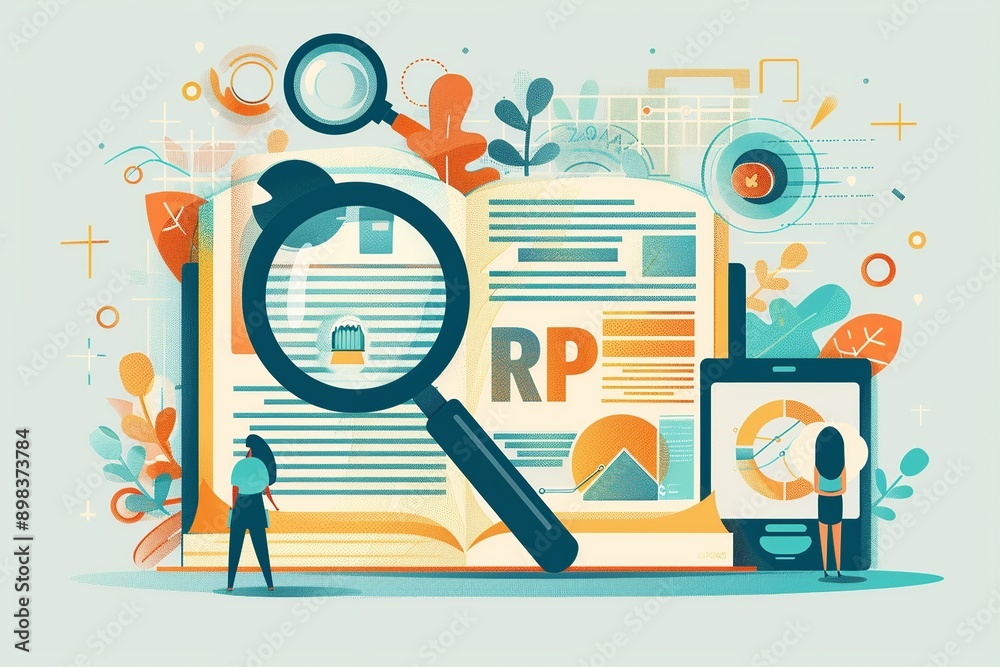 This illustration depicts the seamless integration of RFP text into an ...