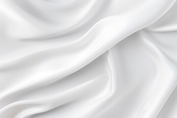 Sticker - White satin texture background backgrounds abstract silk. .