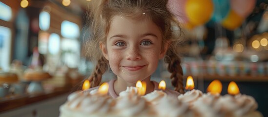 Wall Mural - A Little Girl's Birthday Celebration