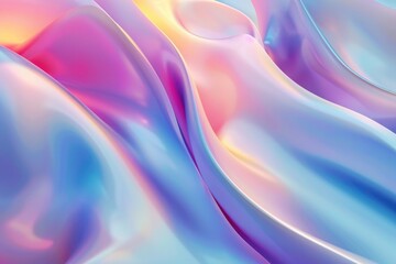 Poster - Soft, glowing gradients blending seamlessly together, Abstract white and orange fabric with unique patterns and textures, AI generated