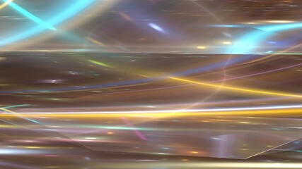 Poster - Abstract background animation with glowing lights