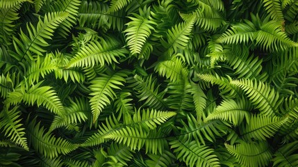  Foliage of ferns