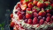 © Joyce - Dessert cake with fresh strawberry