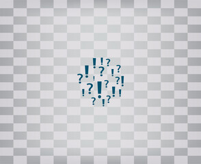 Poster - Vector illustration on a gray background with a gradient