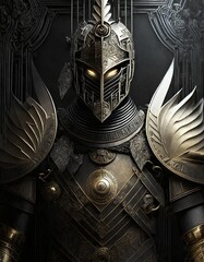 Wall Mural - knight in armour