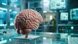 © keetazalay - A conceptual image of a human brain with digital neural networks, showcasing the advancements in medical technology and artificial intelligence for understanding brain functions, with a futuristic