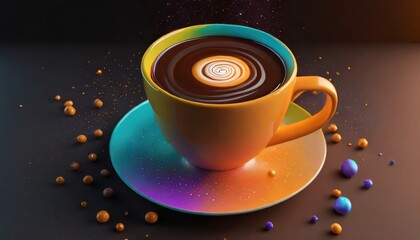 Wall Mural - cup of coffee