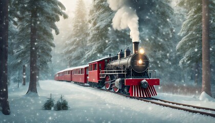 Canvas Print - old locomotive