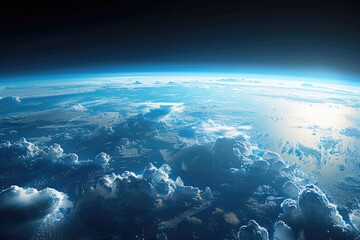 The earths ozone layer.Elements of this image furnished