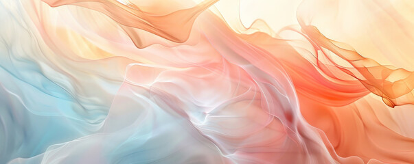 A soft, abstract background with flowing shapes and light, muted colors, creating a modern and calming look.