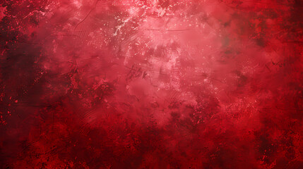 Sticker - Abstract red textured background with various shades and brush strokes.