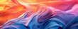 © I Am The Future - Dynamic abstract form with smooth, flowing curves in vibrant colors in a minimalistic setting.