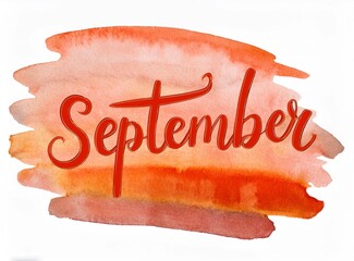 Wall Mural - ''September'' Lettering