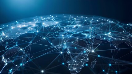 Poster - Global Business Network Connecting Diverse Locations with Mesh of Digital Lines