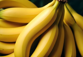 Wall Mural - tight macro shot banana