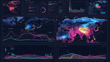 Aufkleber - Visualizing Historical Weather Data Trends Through Graphs and Charts