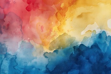 Poster - Artistic watercolor backdrop for textures, backgrounds, and website banner designs