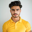 © Aqsapics - young indian man standing on white background