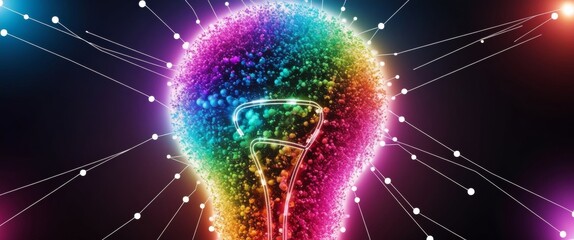 Poster - Futuristic Light Bulb Innovation
