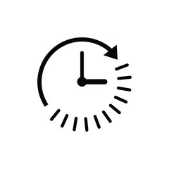 Wall Mural - time chronometer icon. clock countdown icon vector illustration