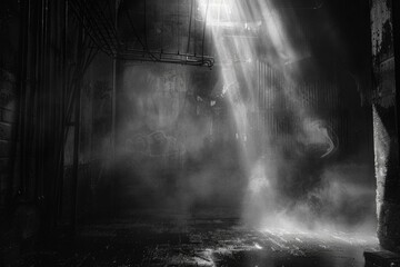 Poster - A classic fire hydrant in monochrome