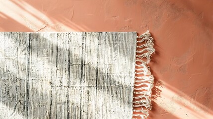 Poster - Carpet isolated on peach background