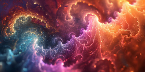 Wall Mural - abstract fractal background