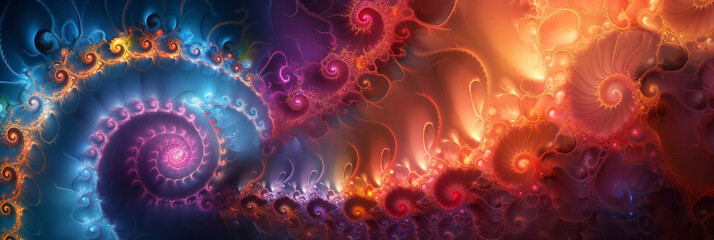 Wall Mural - abstract fractal background