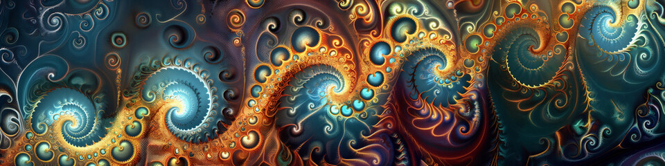 Wall Mural - abstract fractal background